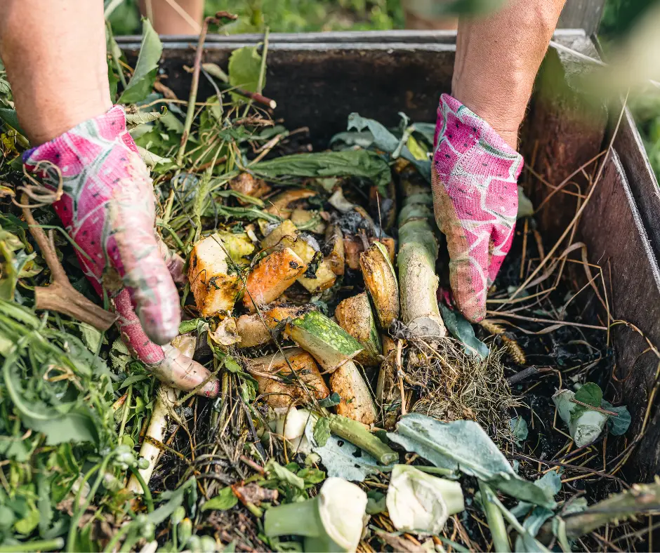 A pile of compost in Mornington Peninsula Victoria